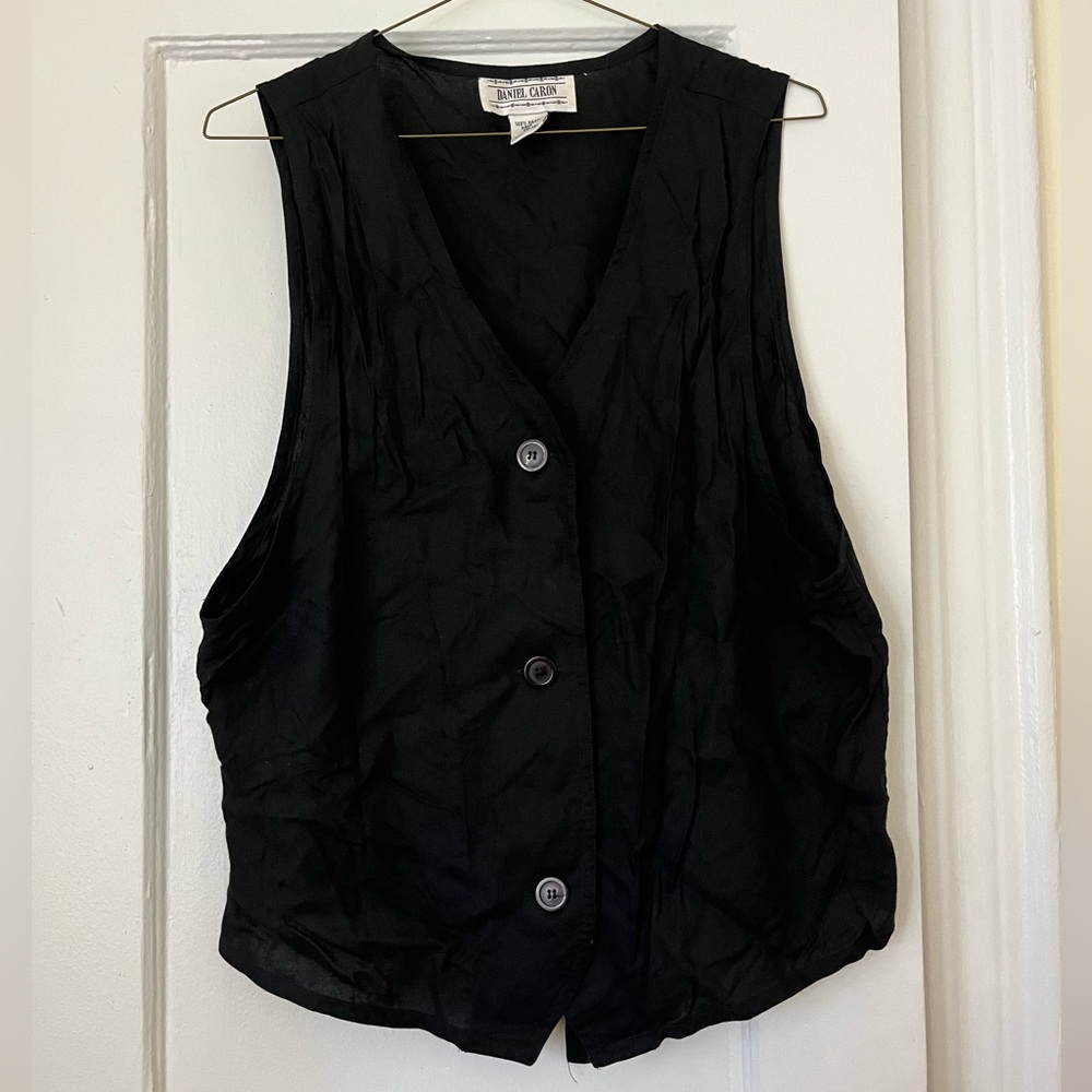 Vintage Black Vest